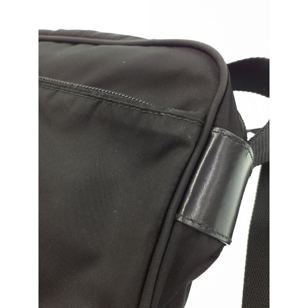 Prada ReNylon Saffiano leather shoulder bag black - Picture 8 of 9